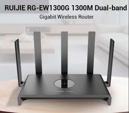 Ruijie RG-EW1300G AC1300 Mbps Gigabit Dual-Band Mesh Wi-Fi 5 Router