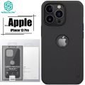 Nillkin ( Apple iPhone 13 Pro ) Hard PC + TPU Case for Apple iPhone 13 Pro Phone Cases Luxury Frosted PC + TPU Hard Protection Back Cover with logo cutout - Black.