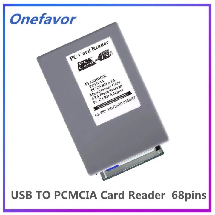 New USB to PCMCIA Card Reader USB 2.0 PC Card Reader ATA Card Adapter Reader For 68pins PC ATA Card