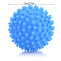 4 x Dryer Balls Blue PVC Reusable Laundry Washing Drying Fabric Ball. 
