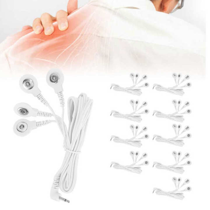 TENS%20Massage%20Machine%20Electrode%20Wire%2010pcs%20DC%202.5mm%204%20Button%20Lead%20Cable%20for%20Digital%20-%20Image%206