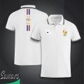 France Short Sleeve Polo Football Jersey For Men - Half Sleeve Collar Polo FFF t shirt - France Jersey.