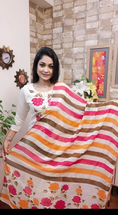 Eid%20And%20Boishakhi%20Unique%20Collection%20Cotton%20Unstitched%20Afsan%20Print%20Three%20pis%20For%20Woman%20-%203%20Pice%20Dress%20-%20Image%203