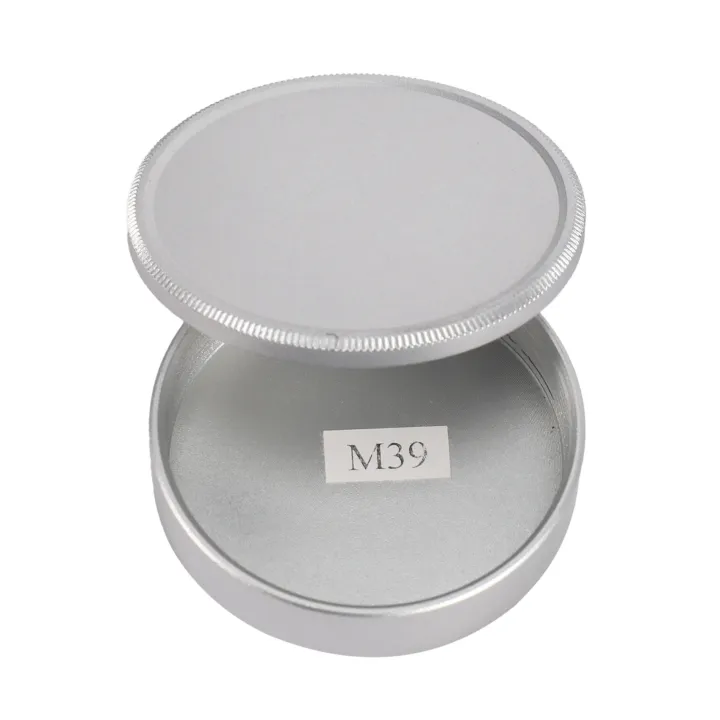 2X%20Metal%20Body%20Cap%20and%20Lens%20Rear%20Cap%20Set%20for%20M39%20Ltm%20Screw%20Mount%2039S(Silver)%20-%20Image%205