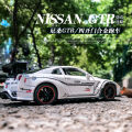 1:32 Nissan GTR R35 Supercar Alloy Car Toy Car Metal Collection Model Car Sound and light Toys For Children.
