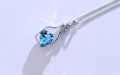 Ladies Fashion Popular Crystal Necklace Heart Love Chain Necklaces & Pendants For Women 2020 Gifts Love Drift Bottles Necklace.