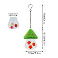 Green Hummingbird Feeder Good Quality Resin Leak-Proof Hummingbirds Feeders Outdoors Feeder for Garden Bird.