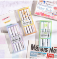 4PCS Shiny Pen Glitter Highlighters Tip Markers Assorted Colors Planner Journaling Fluorescent Highlighter Sparkling Note-taking Soft Color Quick Dry Ideal Great for Organizing Coloring School Supplies.