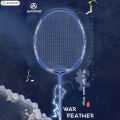 🏸 ALP-SPORTS Fengying Series Badminton Racket 4U/85g - Military T800 Carbon Fiber with Power Lock Technology | 290mm Balance | G5 Grip (Black/Red/Blue). 