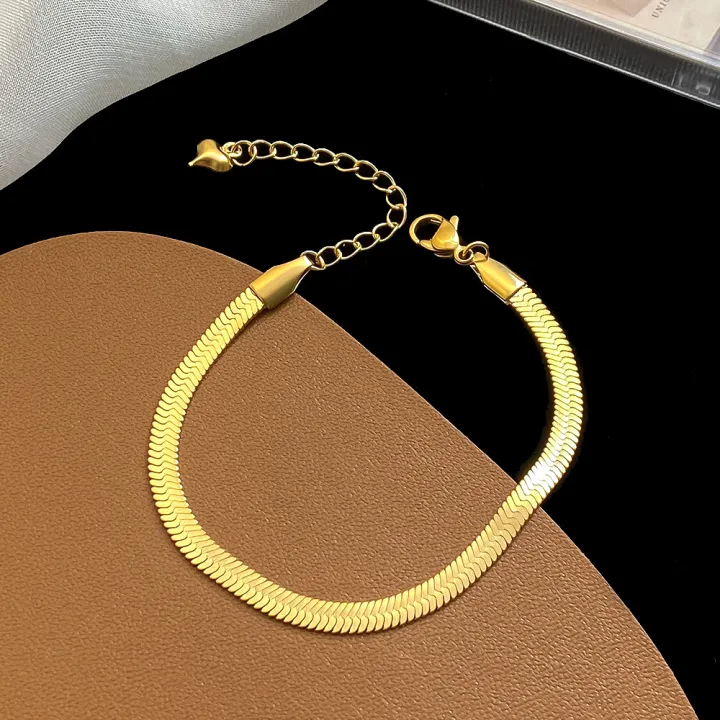 Fashion Stainless Steel Snake Chain Bracelet for Women