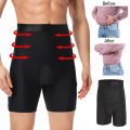 【support】 Mens Body Shaper Tummy Control Compression Shorts Belly Slimming Shapewear Abdomen Reducer Fitness Boxer Pants Underwear. 