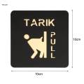 Doors Push Pull Signs Symbol Door Sign for Indoor Outdoor Shop Bars. 