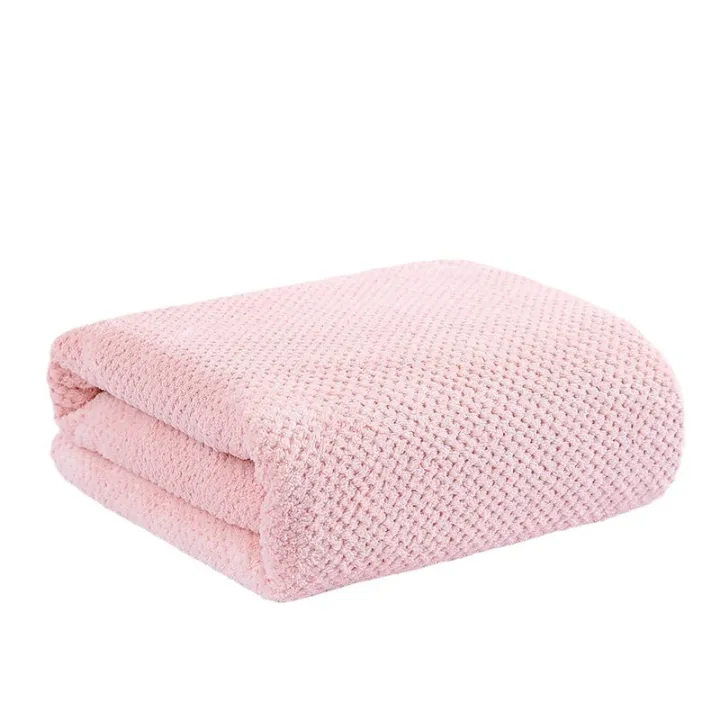 Coral%20Fleece%20Bath%20Towel%20Absorbent%20Pineapple%20Lattice%20Thickened%20plus-Sized%20Couple%20Swimming%20Bath%20100%25%20Cotton%20Bath%20Towel%20Men%20and%20Women%20Face%20Washing%20Towel%20-%20Image%205