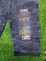 Boys 3 quater denim stiche pant. 