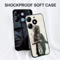 Black tpu Case For TECNO SPARK GO 10 PRO 10C CAMON 20 PRO POP7 6C POVA5 Cover The Last of Us TV Show Ellie. 