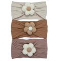 New Flower Newborn Baby Headband Soft Elastic Nylon Infant Toddler Priccess Girls Hair Band Headwear Bows Kids Hair Accessories. 