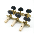3X Left Right Classical Guitar String Tuning Pegs Machine Heads Tuners Keys 3L3R Professional Guitar Accessories,Black. 