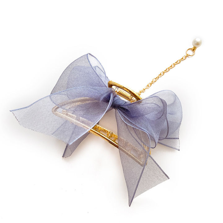 Korean%20tassel%20hairpin,%20pearl%20pendant,%20shark%20clip%20on%20the%20back%20of%20the%20head,%20internet%20celebrity%20fishtail%20hairpin,%20mesh%20bow%20tie%20clip%20for%20women%20-%20Image%205