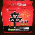Nongshim Shin Ramyun Noodle Soup/ Mee Soup - 5 in 1 Pack. 