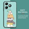 Cartoon Cute Phone Case For itel A90 Anti-dust Full wrap Cover TPU Back Cover Anti-knock Fashion Design Soft case. 