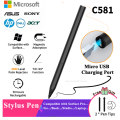 Rechargeable MPP 2.0 Tilt Pen For HP Pavilion x360 Convertible 14-dyxxx dwxxx 15-erxxx 4096 Stylus Pen.