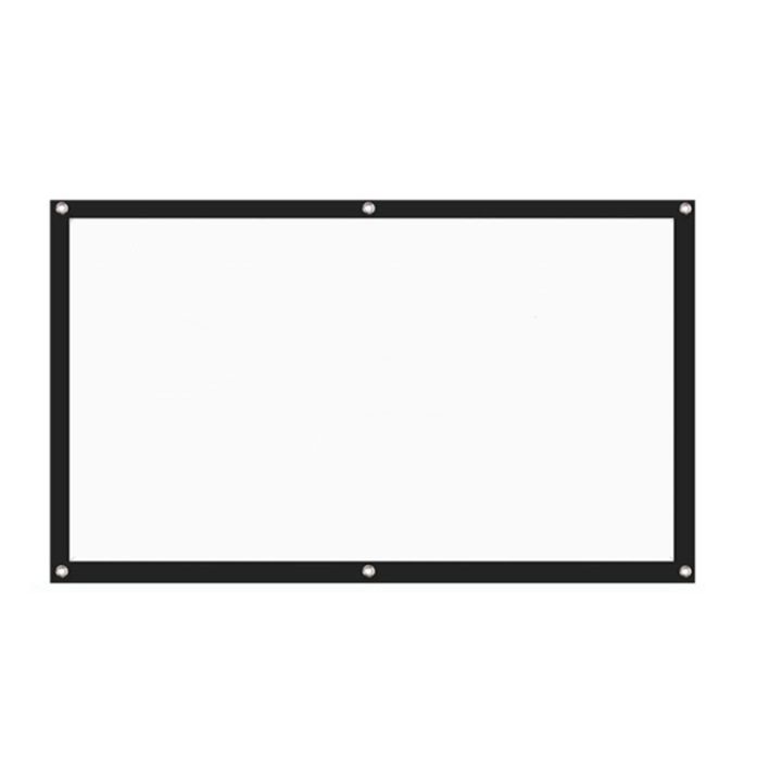 100%20Inch%203D%20HD%20Projector%20Screen%2016:9%20Anti-Crease%20Projection%20Movies%20Screen%20Canvas%20for%20Home%20Theater%20Outdoor%20-%20Image%202