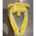 Pokemon Pikachu Gengar Eevee Beanie Hat Can Moving Bunny Ears Hat With Shine Earflap Movable Ears Casual Animal Cap Beanies Gift. 