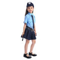 Dress Up America Police Costume for Kids - Police Officer Costume for Girl - Cop Uniform Set with Accessories Party Show Gifts.