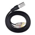 Mixing Console Cable-1 x Audio Cable-black. 