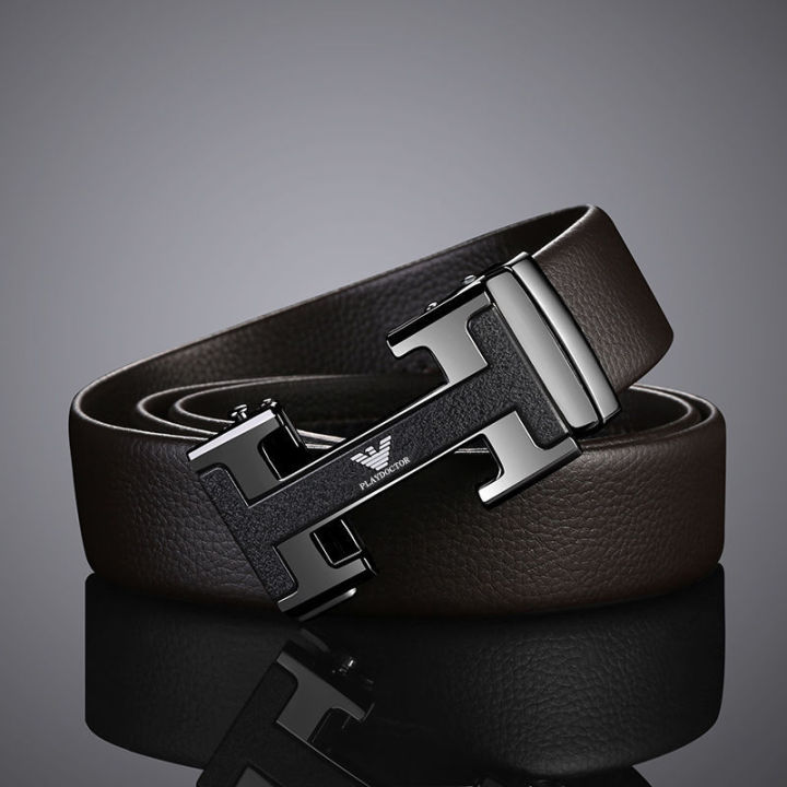 's%20Automatic%20Leather%20Buckle%20Pant%20Belt%20Youth%20All-Matching%20Pure%20CowhideHBuckle%20Men's%20Belt%20Tide%20-%20Image%209