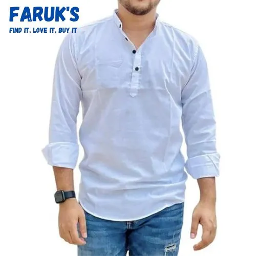 Trendy%20Men's%20White%20Colour%20Formal%20Katua,%20Trendy%20casul%20shirt%20-%20Panjabi%20-%20Panjabi%20For%20Men%20-%20Image%204