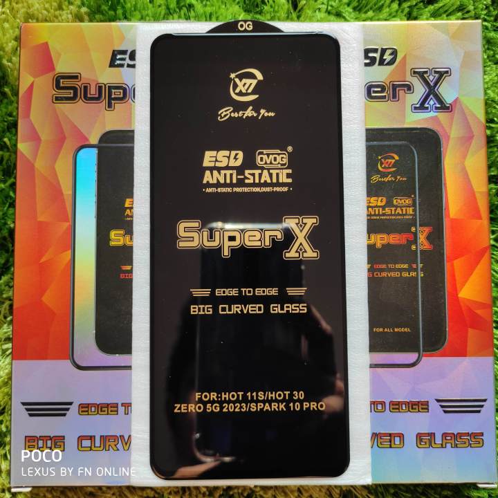 Super X Glass Protector for Infinix Hot 30, X6831 (For 6.78 inch Display)