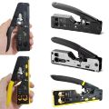 All In One RJ45 Cable Stripper Pressing Clamp Tongs Hand Tool Network Tools Network pliers Pliers Crimper RJ45 Pliers Cable Connector.