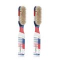 Newest Double-sided Professional Barber Neck Brush Comb Shaving Beard Salon Carving Duster Striped Cleaning Brush Hair Cutting. 