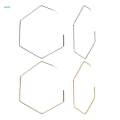 Simple Hexagonal Geometric Ear Studs Earrings Jewelry - Golden.