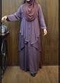 abaya borka Projapoti Three Dubai Cherry stylish party borka (No hijab Only Borka) fashion collection Fashionable khimar Lycra borka for Women. 