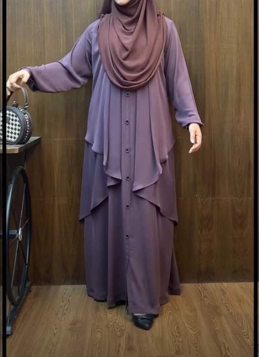 abaya%20borka%20Projapoti%20Three%20Dubai%20Cherry%20stylish%20party%20borka%20(No%20hijab%20Only%20Borka)%20fashion%20collection%20Fashionable%20khimar%20Lycra%20borka%20for%20Women%20-%20Image%202