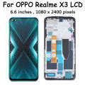 6.6inch For OPPO Realme X3 SuperZoom RMX2086 LCD RealmeX3 RMX2142 Display Touch Screen Digitizer Replacement. 