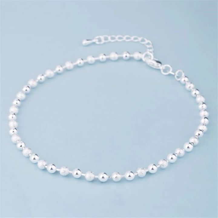 %E3%80%90Latest%20Style%E3%80%91%20KOFSAC%20Summer%20Fashion%20925%20Sterling%20Silver%20Anklets%20For%20Women%20Beach%20Party%20Beads%20Ankle%20Chain%20Bracelet%20Foot%20Jewelry%20Girl%20Gifts%20-%20Image%204