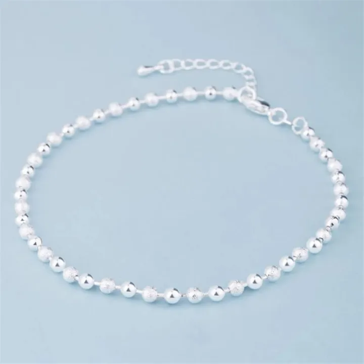 %E3%80%90Latest%20Style%E3%80%91%20KOFSAC%20Summer%20Fashion%20925%20Sterling%20Silver%20Anklets%20For%20Women%20Beach%20Party%20Beads%20Ankle%20Chain%20Bracelet%20Foot%20Jewelry%20Girl%20Gifts%20-%20Image%204