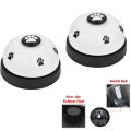 Pet Bell, 2 Pack Metal Bell Dog Training With Non Skid Rubber Bottoms Dog Doorbell For Potty Training Clear Ring Pet Tool Communication Device For Small Dogs Cats. 