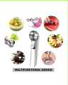 Stainless Steel Spring Trigger Ice Cream Scoop Set of 1 Pcs Remove The Ice Cream Easily,.
