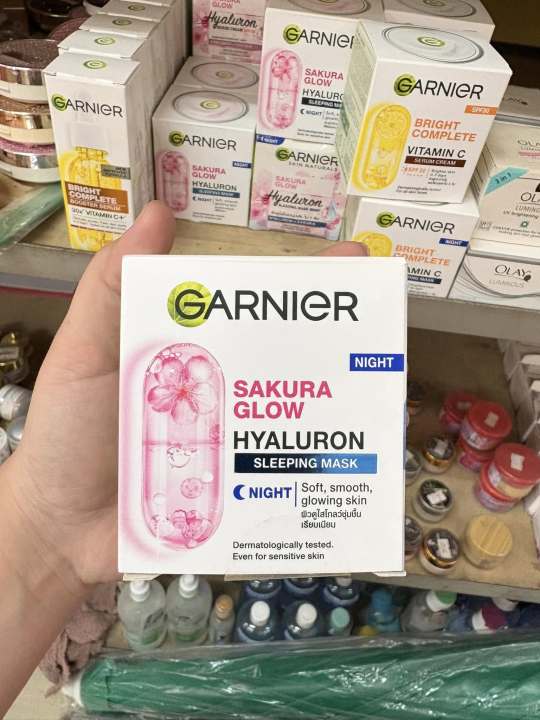 Garnier Sakura Glow Hyaluron Sleeping Mask 50ml