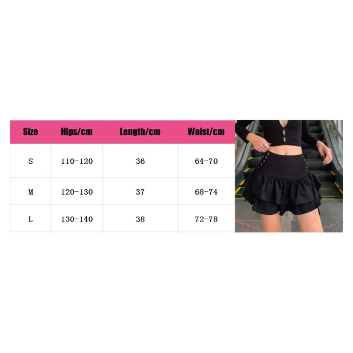 Gothic%20Street%20Bandage%20Ruffle%20Tiered%20Skirt%20Women%20High%20Waist%20Solid%20Criss%20Cross%20Tie%20Up%20A-Line%20Mini%20Skirt%20Pleated%20Skirts%20-%20Image%206