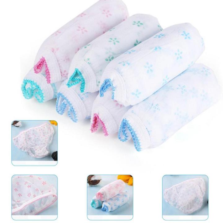 7PCS/Set%20Disposable%20Underwear%20Maternal%20Pregnant%20Women%20Postpartum%20Waiting%20Month%20Supplies%20Female%20Large%20Size%20Cotton%20Underwear%20-%20Image%204