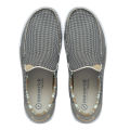 Maverick Grey Fabric Moccasin for Men. 