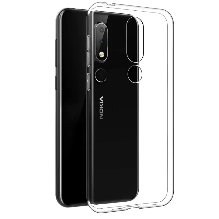 Nokia%206.1%20Plus%20/%20Nokia%20X6%20Premium%20Silicone%20Case%20Crystal%20Clear%20Soft%20TPU%20Ultra-Thin%20Transparent%20Flexible%20Protective%20Mobile%20Phone%20Back%20Cover%20-%20Image%203