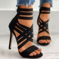 Pumps Women Shoes High Heels Women Sandals 2021 Zipper New Fashion Summer High Heels Ladies Peep Toe Shoes Women Pumps.