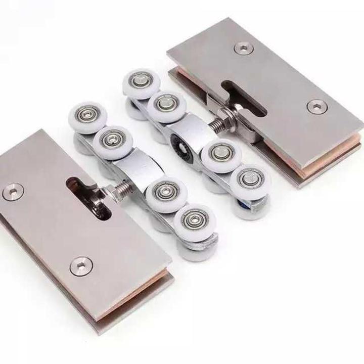 Heavy Duty SS Hanging Glass Door Roller Set=2ps,for Main gate/heavy weight door/glass door