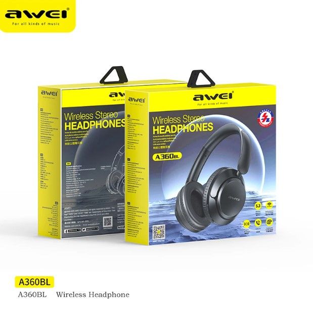 Daraz Bluetooth Headphones For Gaming And Music Awei A360BL